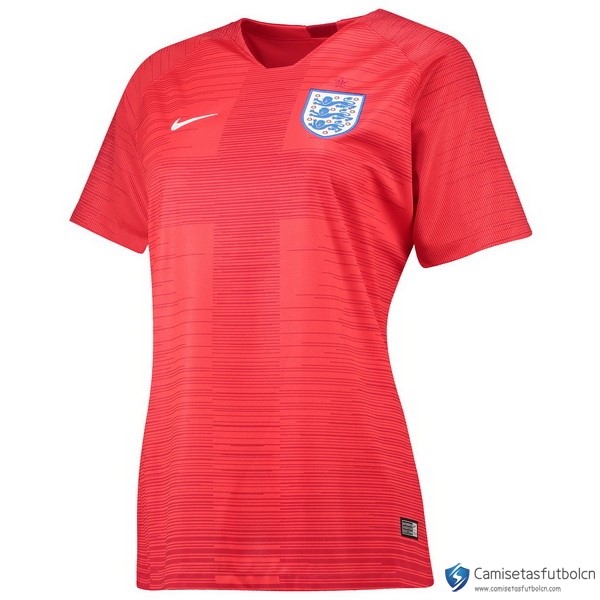 Camiseta Seleccion Inglaterra Segunda equipo Mujer 2018 Rojo